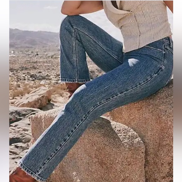 Wrangler Denim - WRANGLER High Rise Rodeo Straight Crop Jeans
